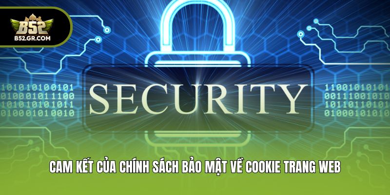 Cam kết của chính sách bảo mật về cookie trang web