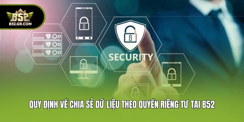 Quyền Riêng Tư B52 - Cập Nhật Điều Khoản Cho Thành Viên Mới 2 Quy định về chia sẻ dữ liệu theo quyền riêng tư tại B52